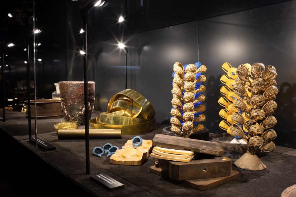 Dettaglio di un strumenti in esposizione del museo Orodautore